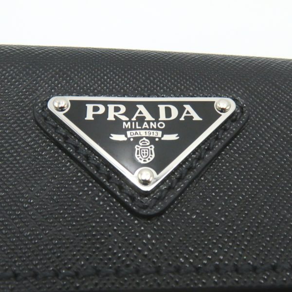 2101218039818 9 Prada Shoulder Bag Saffiano Leather Black Nero