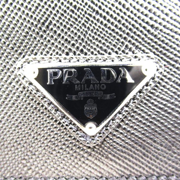 2101218039825 8 Prada Shoulder Bag Saffiano Leather Black Series