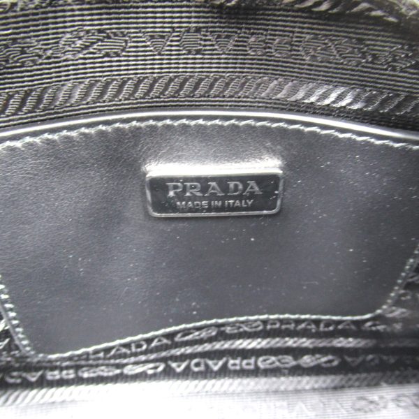 2101218039870 7 Prada Shoulder Bag Saffiano Leather Black