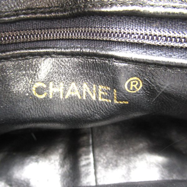 2101218042795 8 Chanel Chain Shoulder Tassel Bag Black