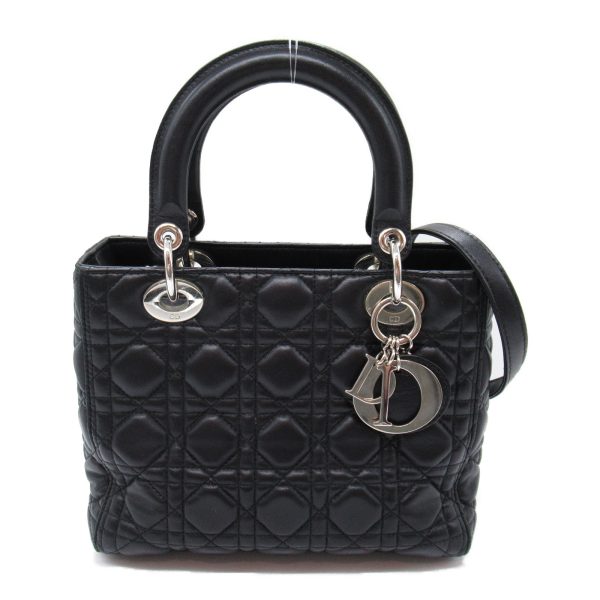 2101218042993 4 Dior Lady Dior Cannage Tote Bag Black