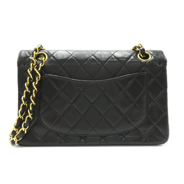 2101218055122 2 Chanel Matelasse Double Flap Shoulder Bag Black