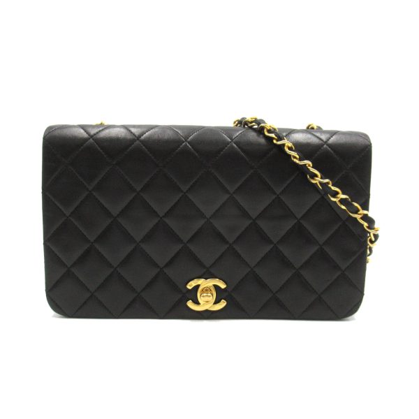 2101218055221 1 Chanel Matelasse Single Flap Shoulder Bag Black