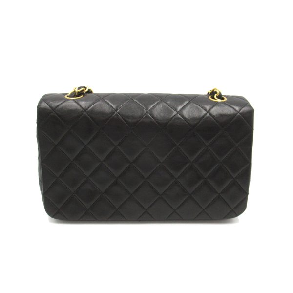 2101218055221 2 Chanel Matelasse Single Flap Shoulder Bag Black