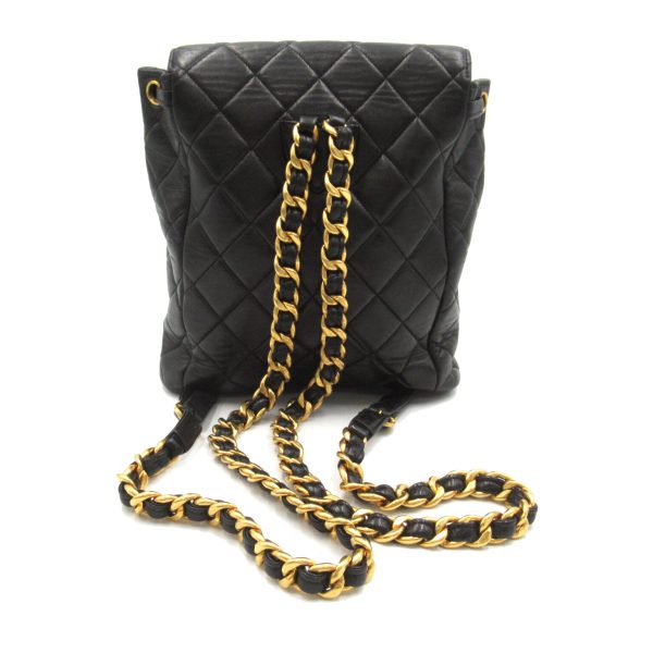 2101218055238 2 Chanel Matelasse Rucksack Backpack Black