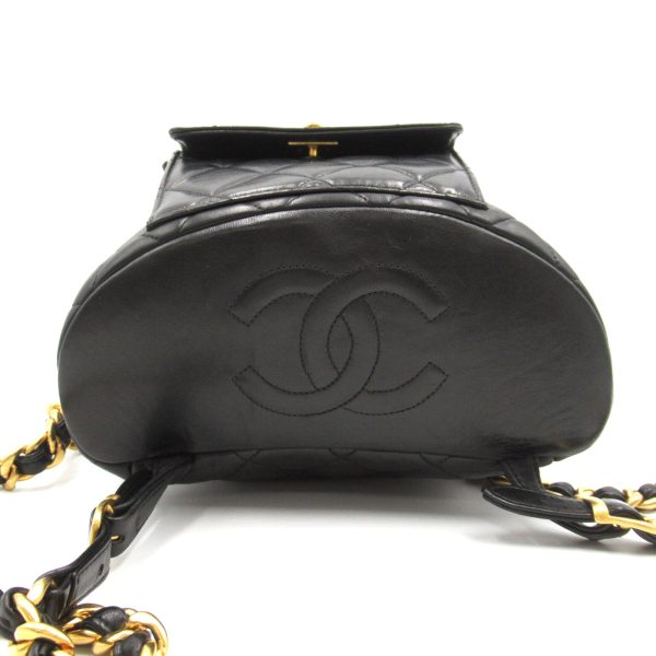 2101218055238 4 Chanel Matelasse Rucksack Backpack Black