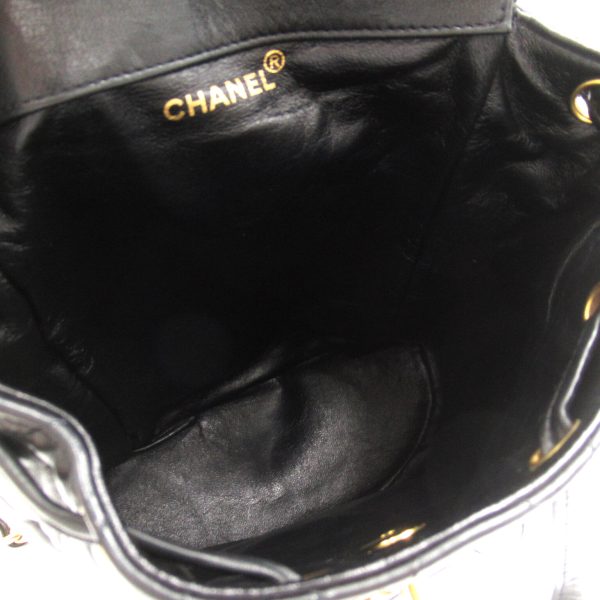 2101218055238 6 Chanel Matelasse Rucksack Backpack Black