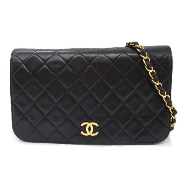 2101218055337 4 Chanel Matelasse Push Lock Shoulder Bag Black