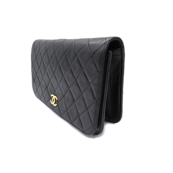 2101218055337 5 Chanel Matelasse Push Lock Shoulder Bag Black