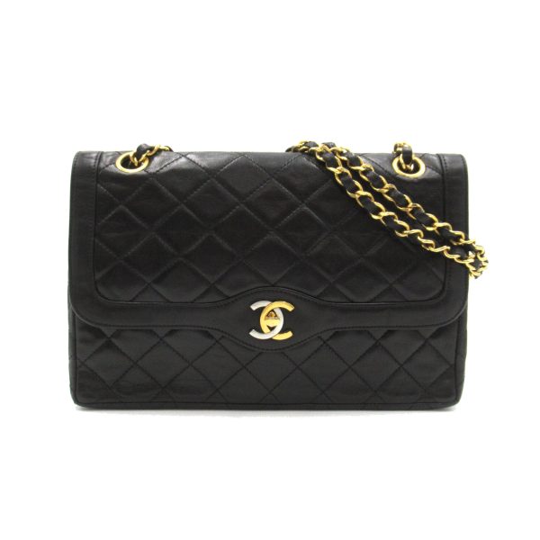 2101218055412 1 Chanel Paris Limited Matelasse Shoulder Bag Black