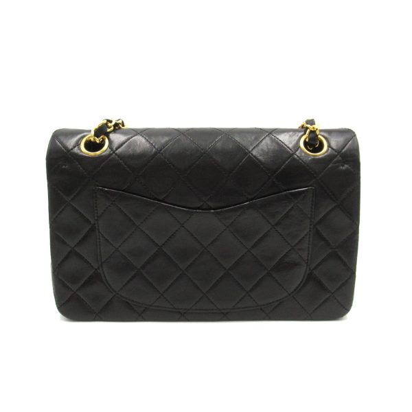 2101218055672 2 Chanel Matelasse Double Flap Shoulder Bag Black