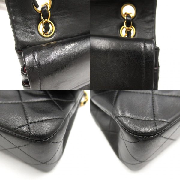 2101218055696 16c Chanel Matelasse Chain Shoulder Bag Lambskin Black