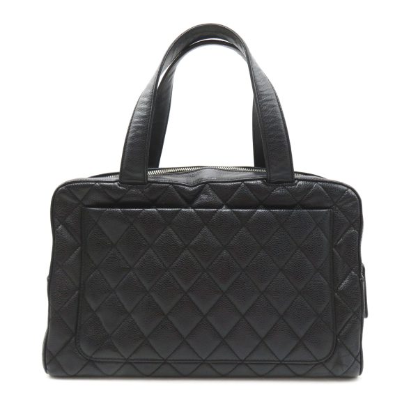 2101218055979 2 Chanel Handbag Caviar Skin Black