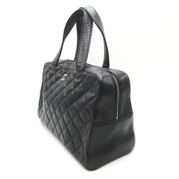 2101218055979 3 Chanel Handbag Caviar Skin Black