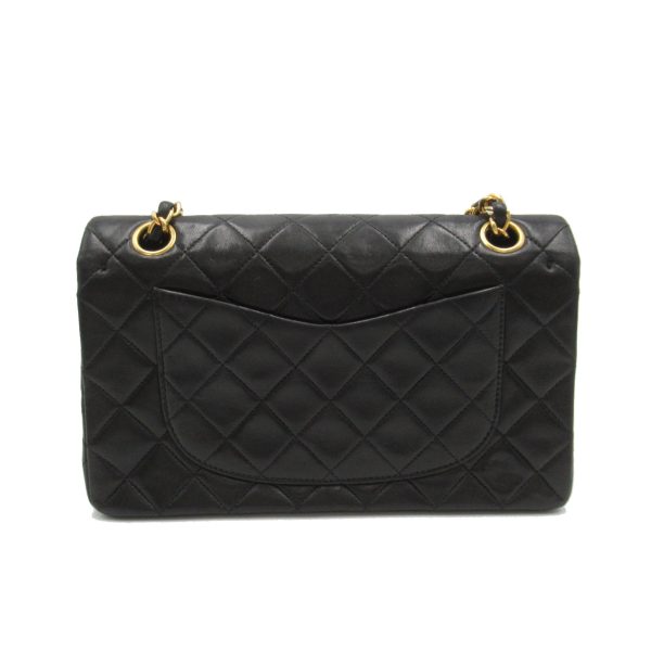 2101218056068 2 Chanel Matelasse Double Flap Shoulder Bag Black