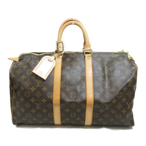 2101218056600 2 Louis Vuitton Keepall 45 Boston Bag Monogram Brown