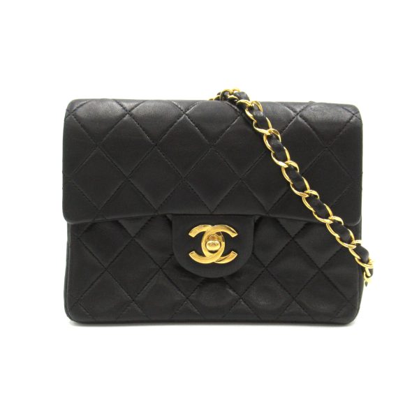 2101218056822 1 Chanel Mini Matelasse Chain Shoulder Bag Black