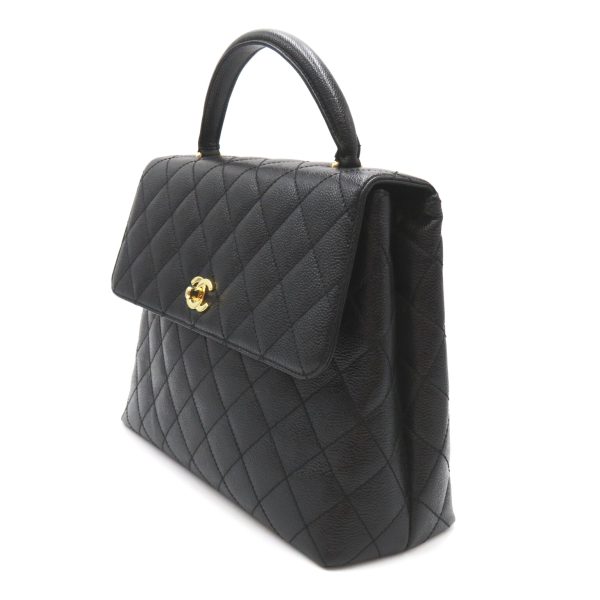 2101218057195 3 Chanel Matelasse Handbag Caviar Skin Black