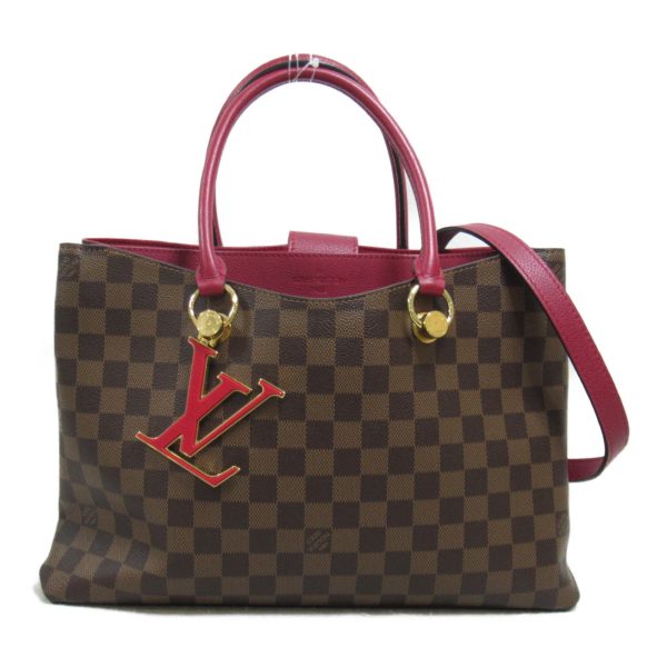 2101218058017 2 Louis Vuitton Riverside Shoulder Bag Brown Reduvan