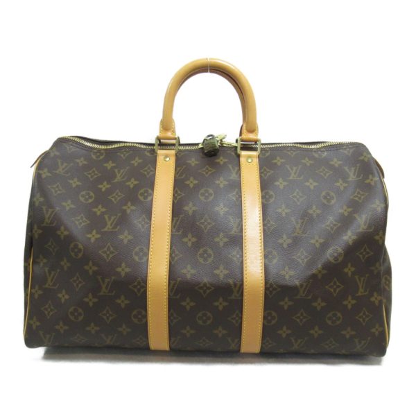 2101218058239 3 Louis Vuitton Keepall 45 Boston Bag Canvas Brown