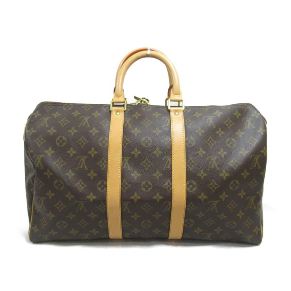 2101218058239 4 Louis Vuitton Keepall 45 Boston Bag Canvas Brown