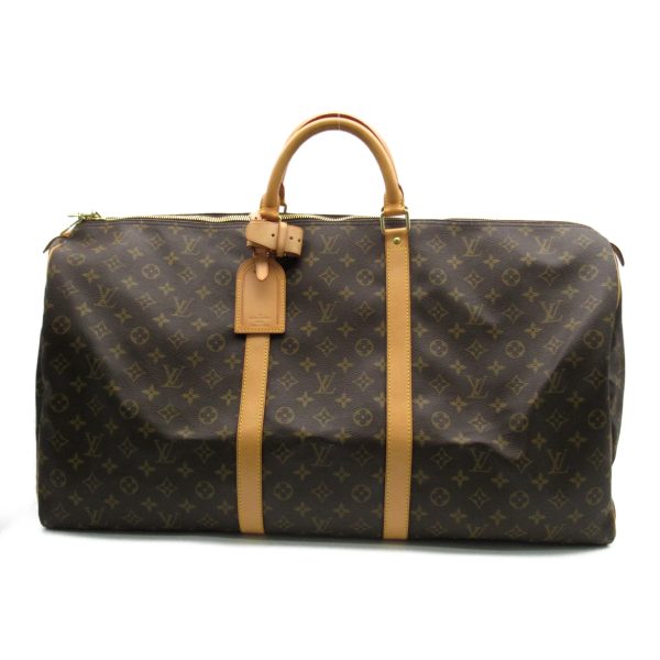 2101218058567 1 Louis Vuitton Keepall 60 Boston Bag Monogram Brown