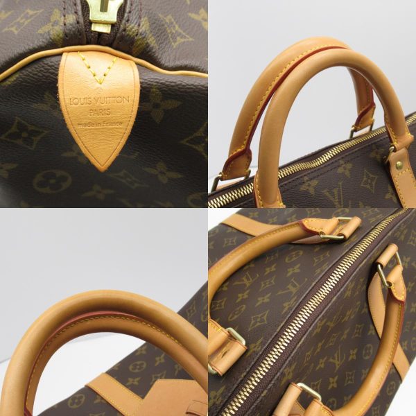 2101218058567 11c Louis Vuitton Keepall 60 Boston Bag Monogram Brown