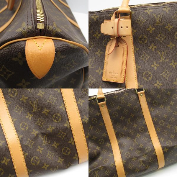 2101218058567 15c Louis Vuitton Keepall 60 Boston Bag Monogram Brown