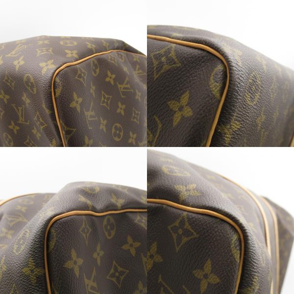 2101218058567 7c Louis Vuitton Keepall 60 Boston Bag Monogram Brown