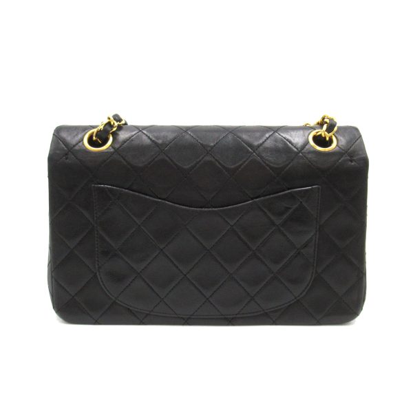 2101218058697 2 Chanel Matelasse Double Flap Chain Bag Black