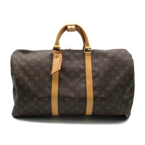 2101218059007 1 Louis Vuitton Keepall 50 Boston Bag Monogram Brown