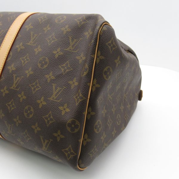 2101218059007 6 Louis Vuitton Keepall 50 Boston Bag Monogram Brown