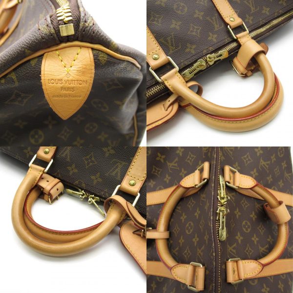 2101218059007 9c Louis Vuitton Keepall 50 Boston Bag Monogram Brown