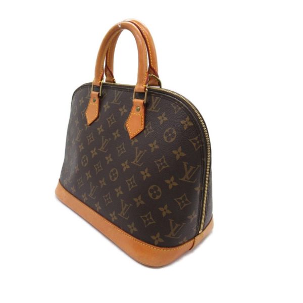 2101218059809 4 Louis Vuitton Alma Handbag Canvas Monogram Brown