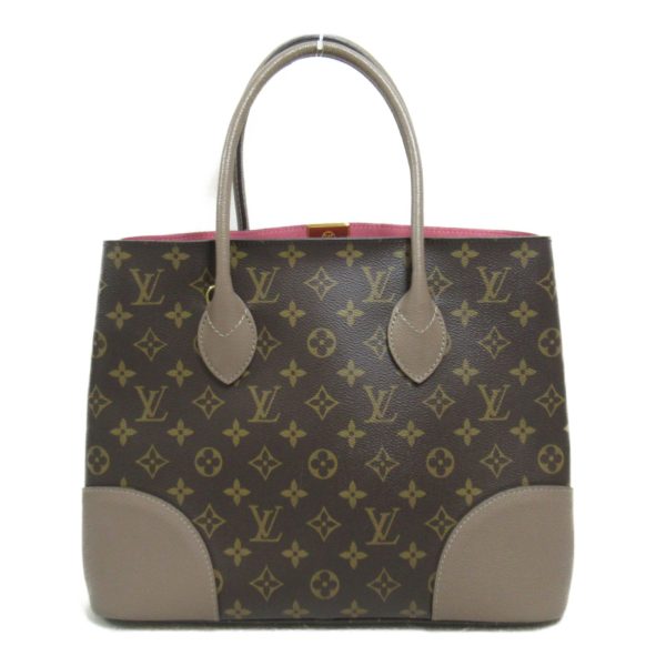 2101218059892 3 Louis Vuitton Flandrine Tote Bag Canvas Brown Gray