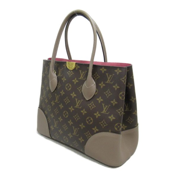 2101218059892 4 Louis Vuitton Flandrine Tote Bag Canvas Brown Gray