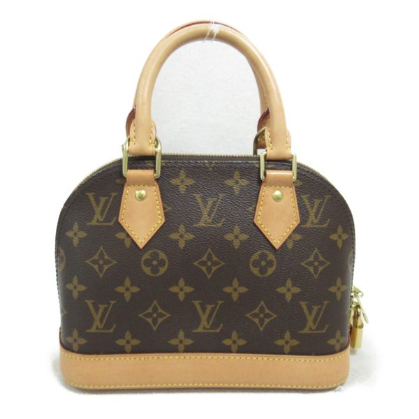 2101218060034 4 Louis Vuitton Alma BB 2way Shoulder Bag Brown