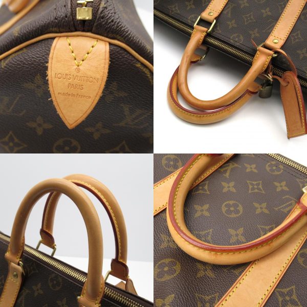 2101218060072 11c Louis Vuitton Keepall 45 Boston Bag Monogram Brown