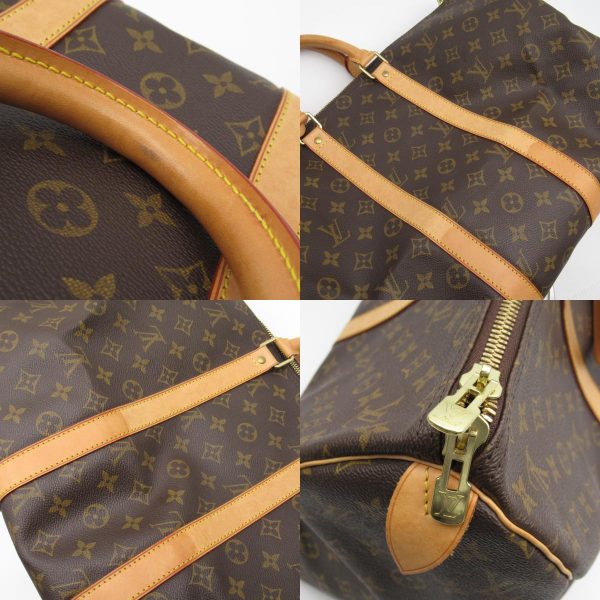 2101218060072 15c Louis Vuitton Keepall 45 Boston Bag Monogram Brown