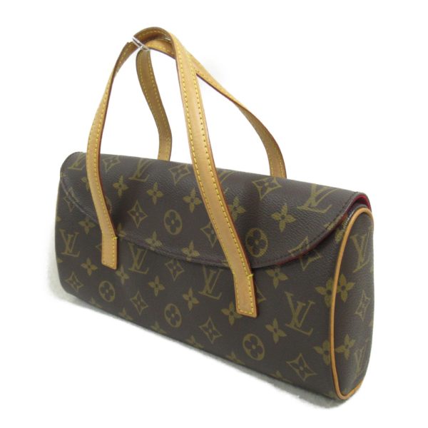 2101218060188 4 Louis Vuitton Sonatine Handbag Monogram Brown