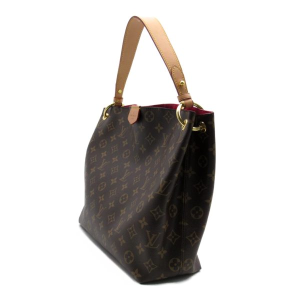 2101218060652 2 Louis Vuitton Graceful PM Shoulder Brown Pivoine