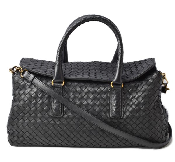 210128 23 bv 1 Bottega Veneta Tote Bag 2way Bag Shoulder Bag Black