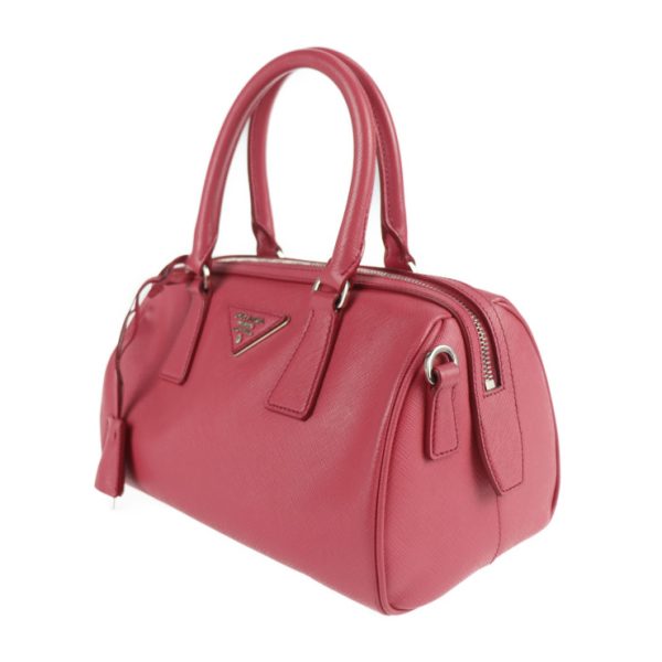 2102063002068 2 Prada Saffiano Leather Handbag Peonia