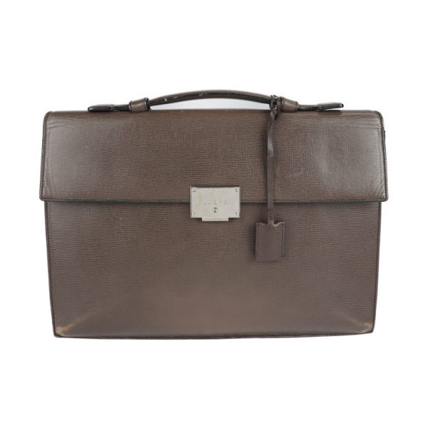 2102093007088 1 Loewe Briefcase Business Bag Leather Brown 2WAY Document Bag