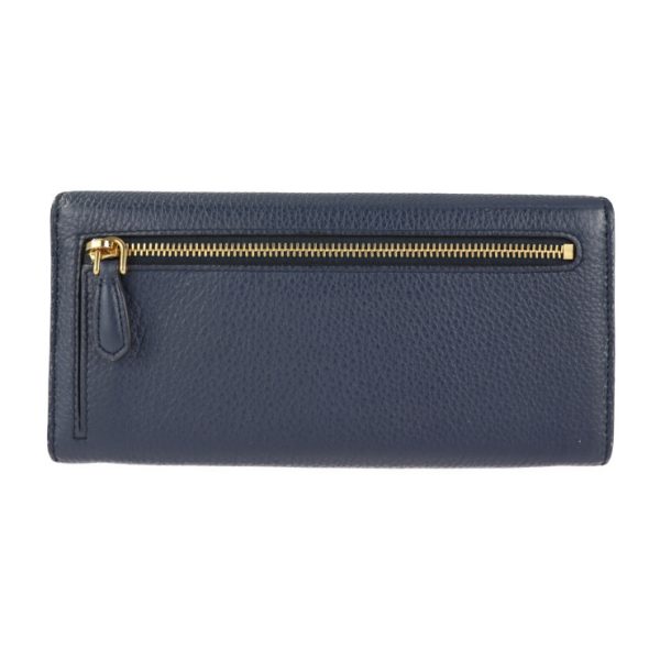 2102093007098 3 Prada Leather Bifold Wallet Navy