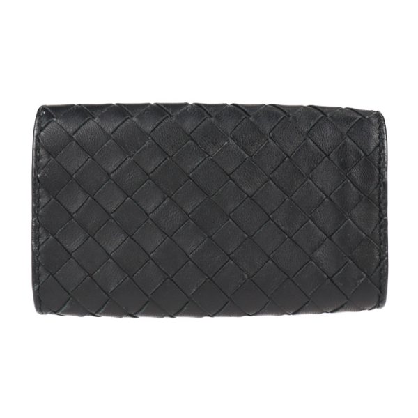 2102093007103 3 Bottega Veneta Intrecciato Leather Key Case Black