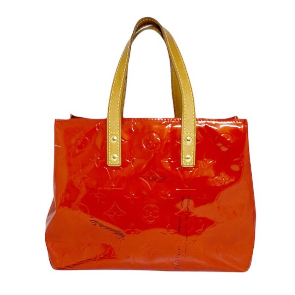 2102512 2 LOUIS VUITTON Lead PM Vernis Handbag Red