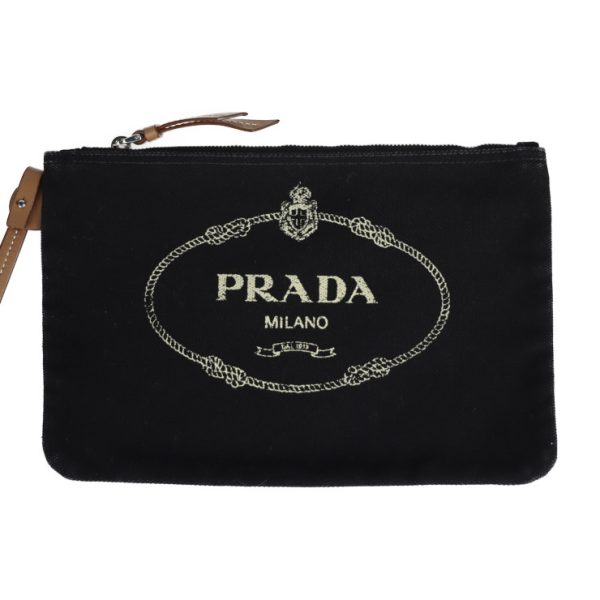 2103023002009 7 Prada Canvas Tote Bag Black