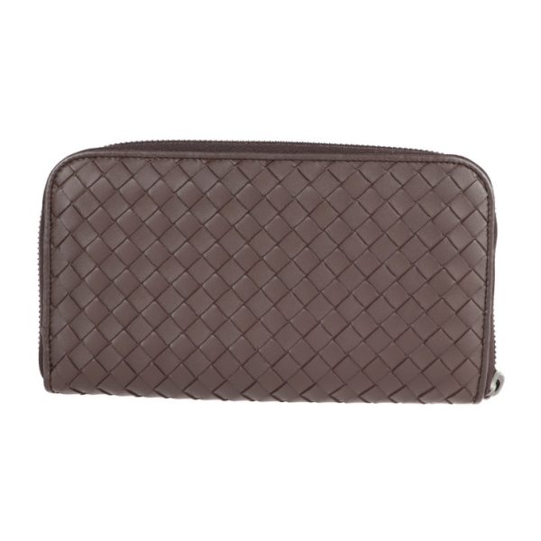 2103023002030 3 Bottega Veneta Intrecciato Long Wallet Leather Brown