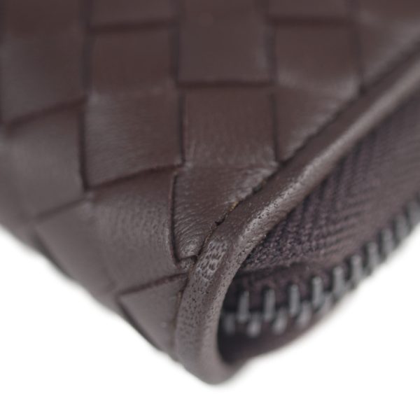 2103023002030 6 Bottega Veneta Intrecciato Long Wallet Leather Brown